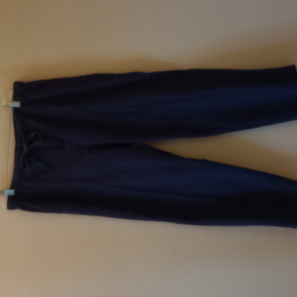 Liz Claiborne PM wide leg 70/30 cotton/linen pants